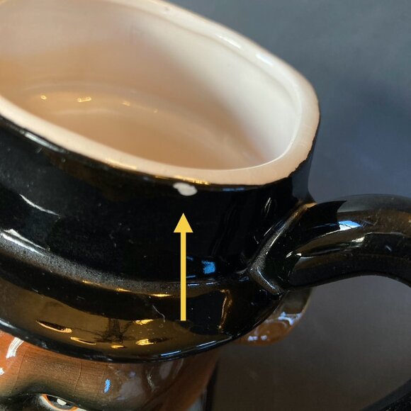 VTG Quon Quon Figural Animal 16oz Mug Boxer Dog Novelty Barware 80s Collectible - Picture 13 of 17